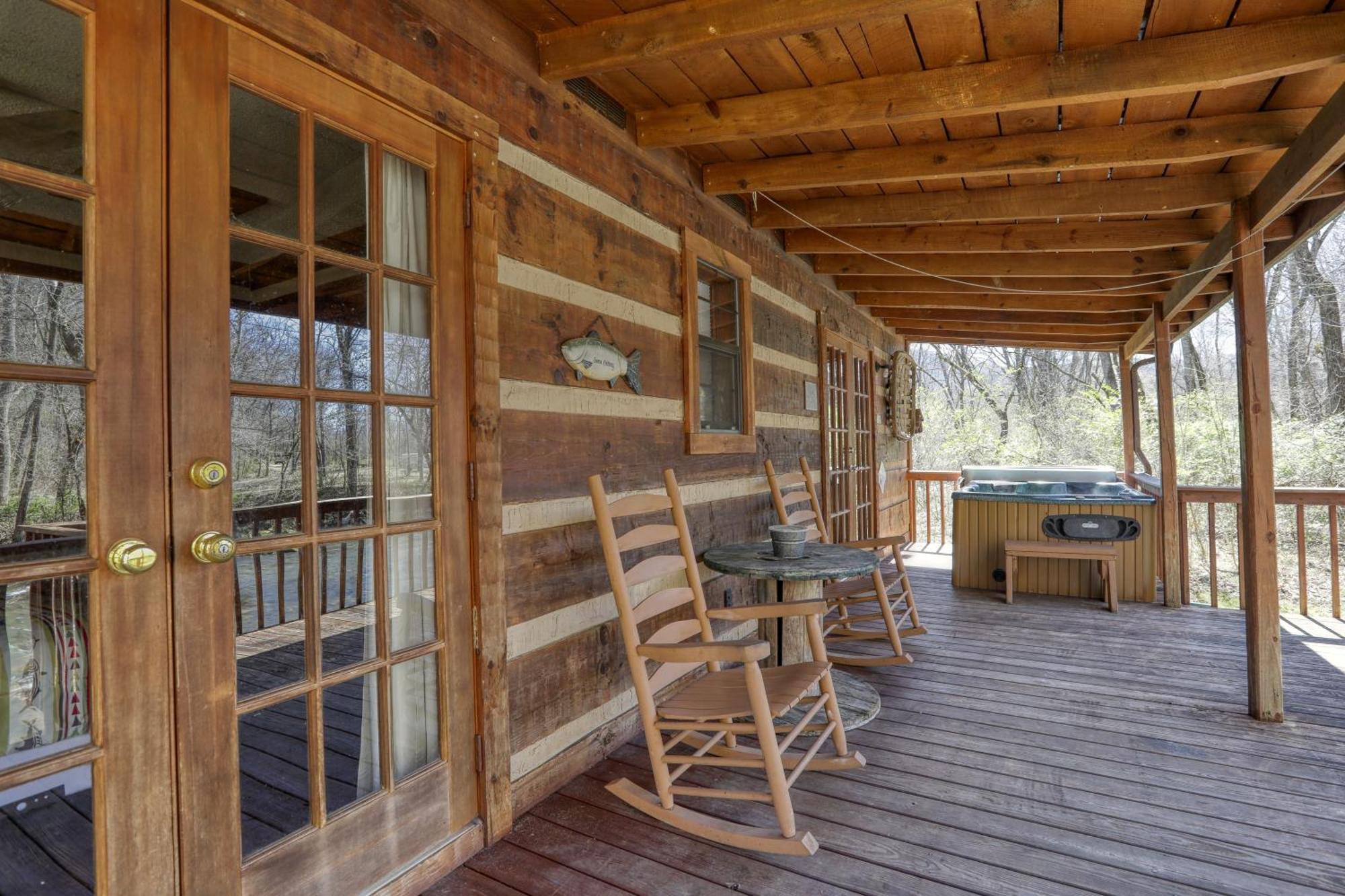 Creekside Memories Cabin Cosby Exteriör bild